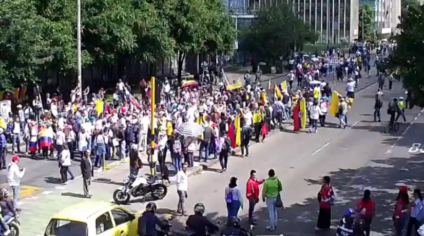 Marchas en Bogotá: los puntos donde hay afectaciones al tráfico en la ciudad