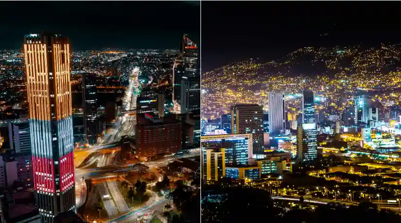 Inteligencia Artificial sorprende al mostrar como será Bogotá y Medellín en 150 años