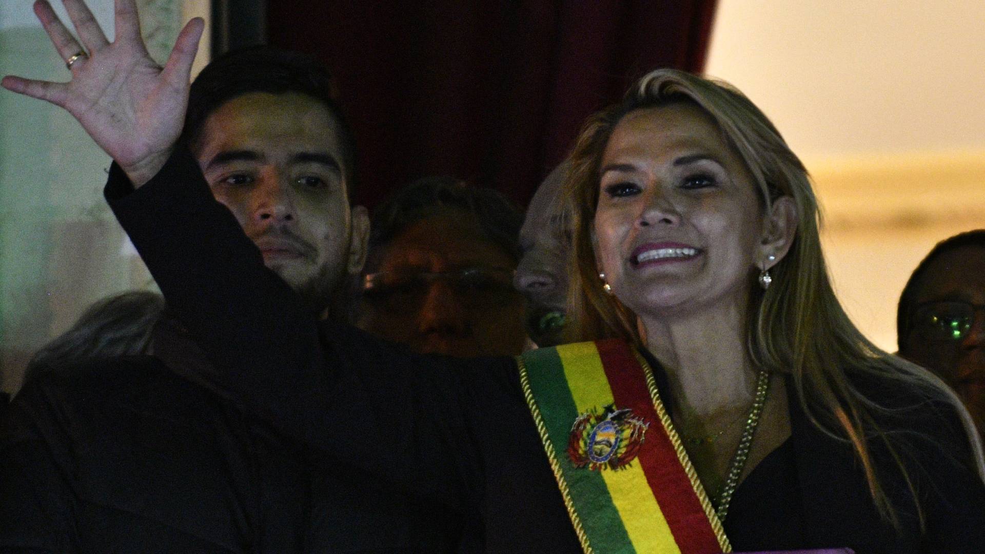 Tribunal Constitucional avala nombramiento de Añez como presidenta interina de Bolivia. Foto. AFP