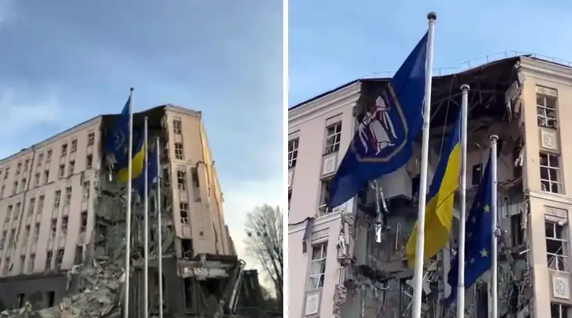 Foto: Captura del video - Ministerio de Defensa de Ucrania Reportan nuevos bombardeos rusos en Ucrania a pocas horas de terminar el año