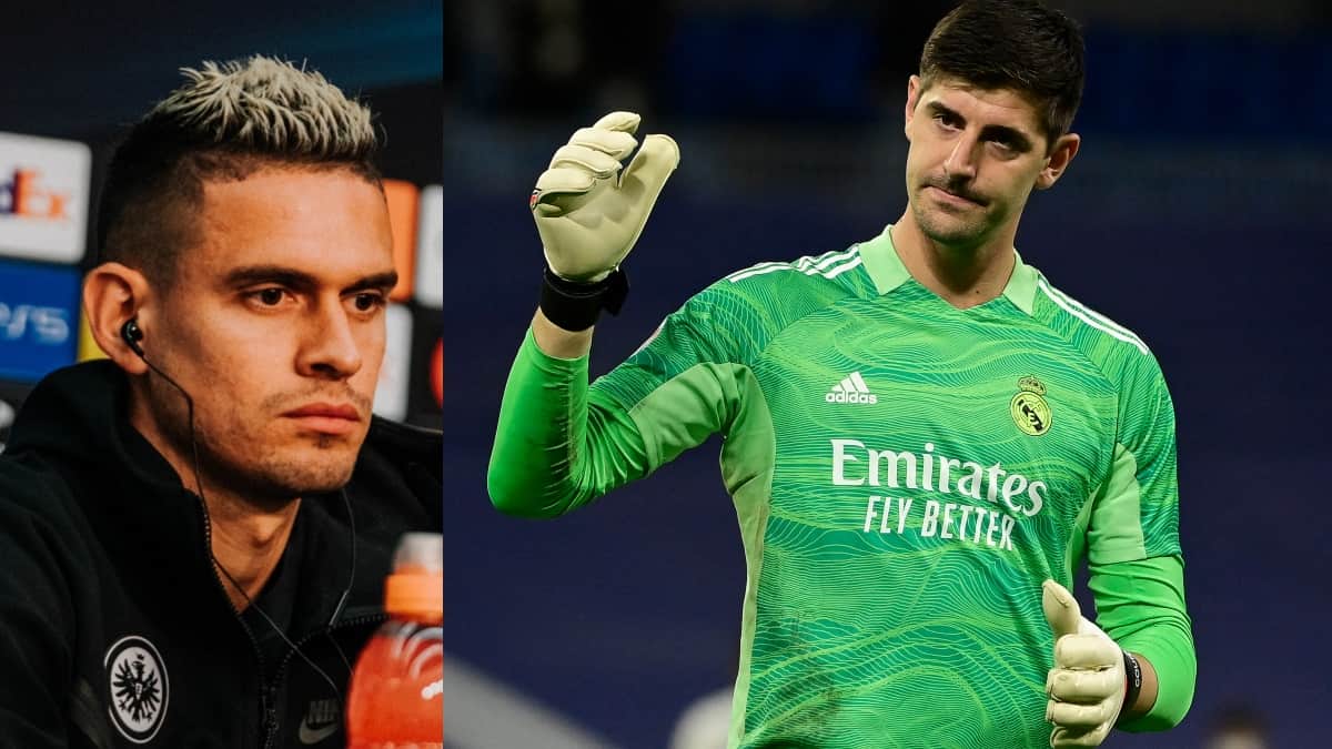 Rafael Santos Borré sobre Thibaut Courtois, previo Real Madrid vs Frankfurt