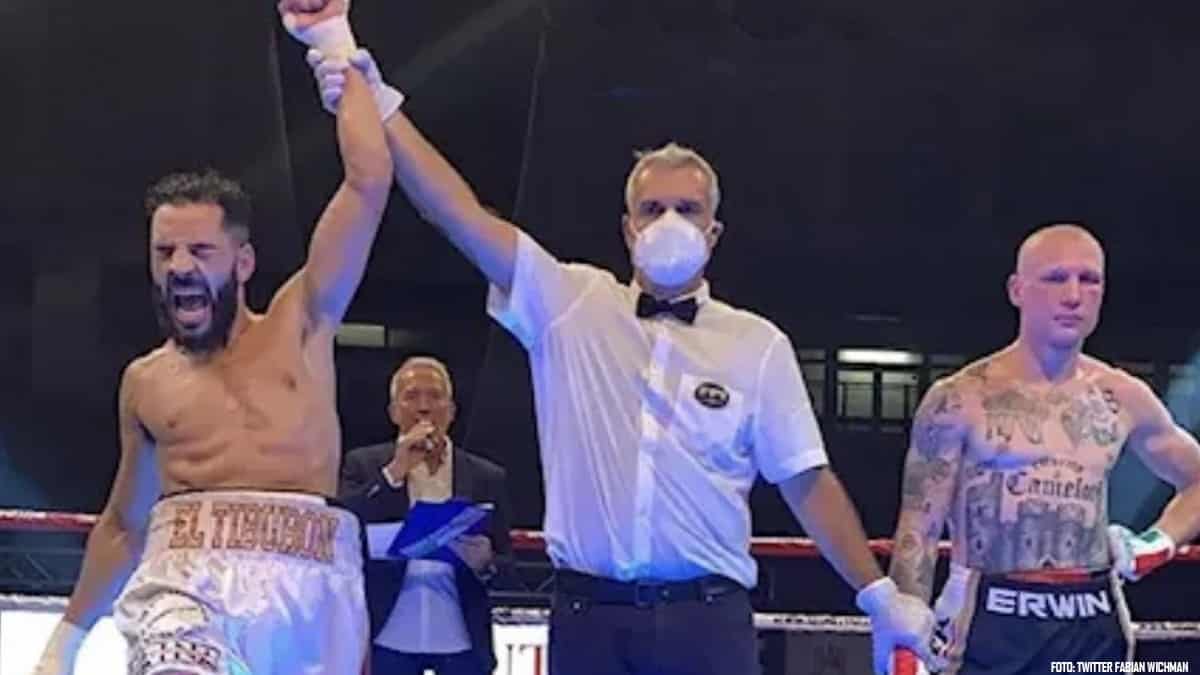 Boxeador italiano fue descalificado por tatuajes neonazis