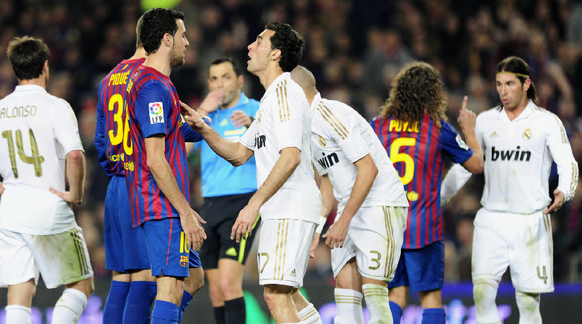 Sergio Busquets y Álvaro Arbeloa