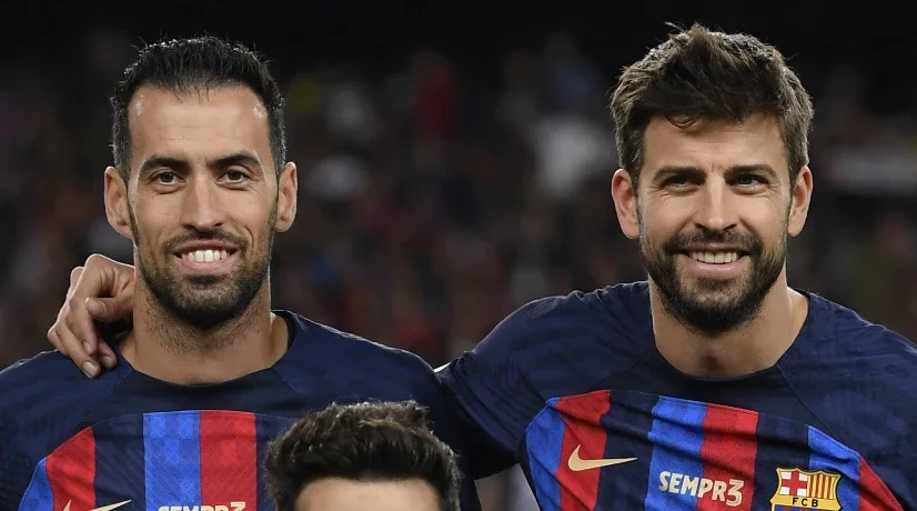 Busquets se burló de Piqué con canción de Shakira: Kings League