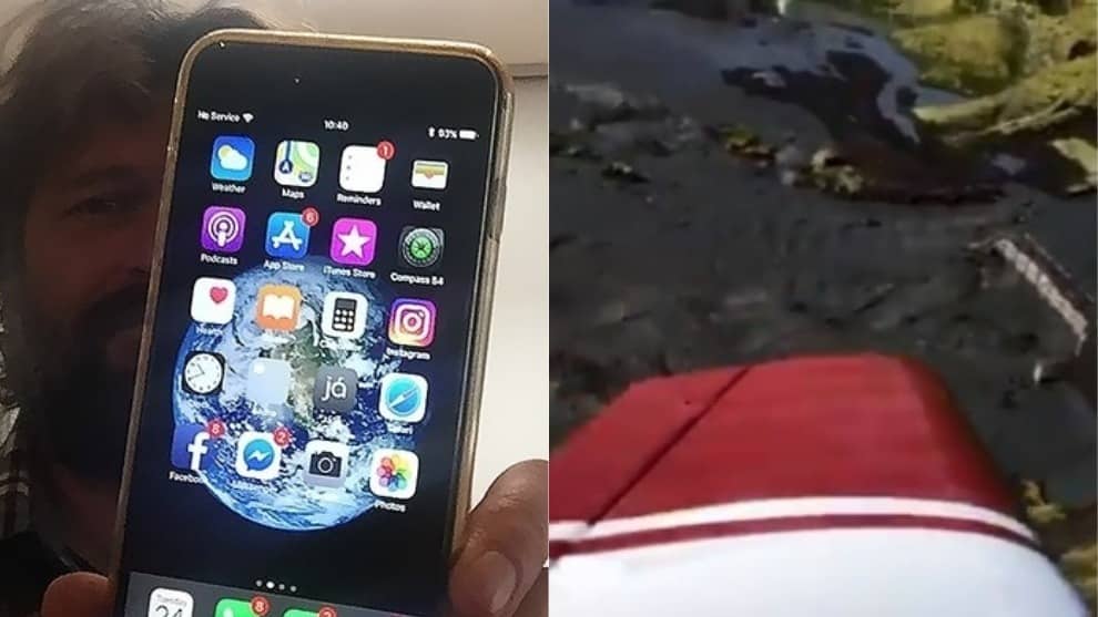 VIDEO: Celular se cae desde una avioneta y sigue funcionando después del golpe
