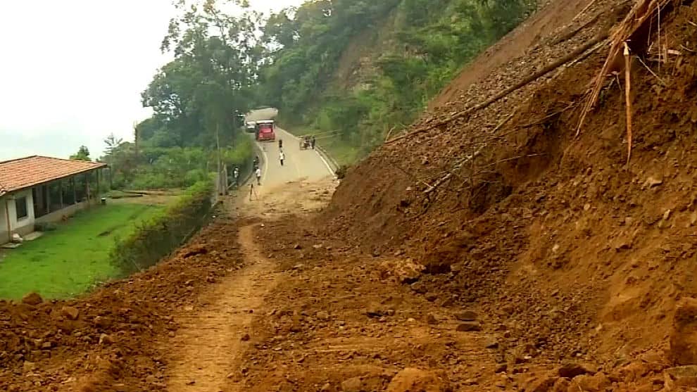 Por derrumbe, declaran calamidad pública para el suroeste de Antioquia