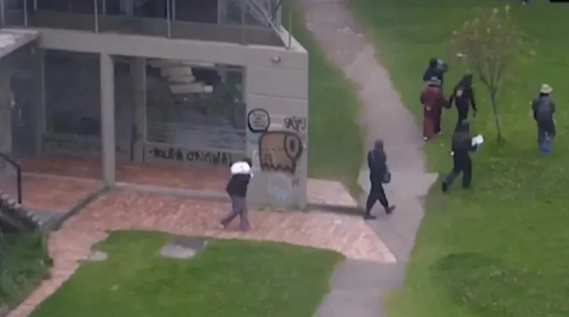 Videos que permitieron la identificación de los agresores de Jhon Rodríguez en la U. Nacional