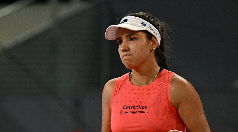 Camila Osorio en Roland Garros