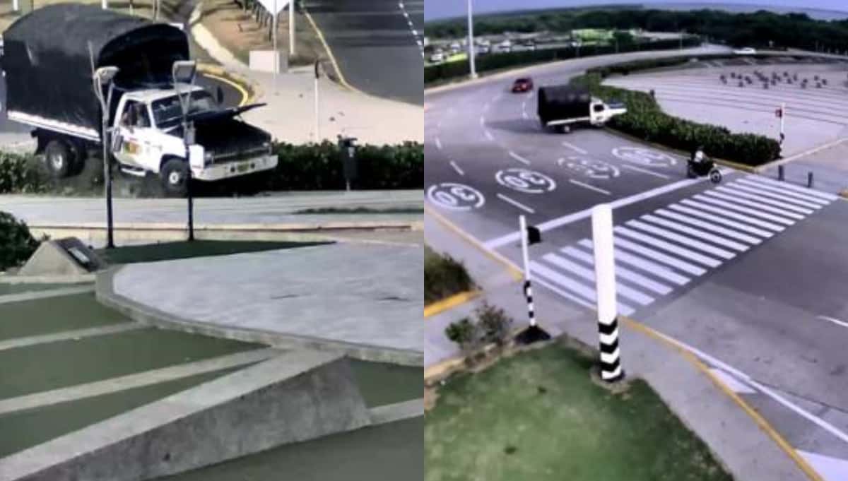 Foto: captura de pantalla Accidente en Barranquilla