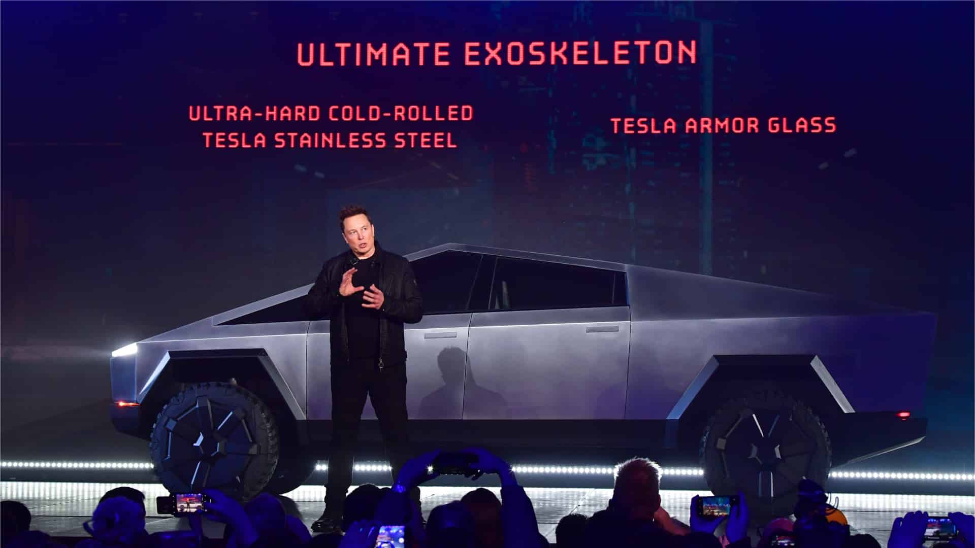 Cybertruck Elon Musk Los Ángeles: recorrido camioneta futurista. Foto: AFP