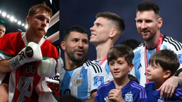 'Canelo' reapareció tras título mundialista de Argentina y 'Kun' Agüero le salió al paso