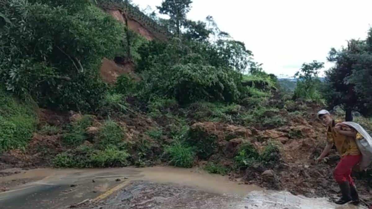Foto: captura de video Lluvias en Caldas causan muertes e inundaciones en varios municipios