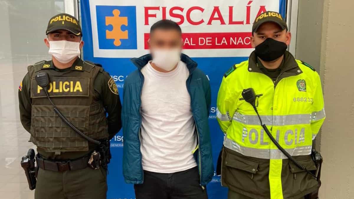 Captura de ladrones en el sendero de La Vieja, en Bogotá