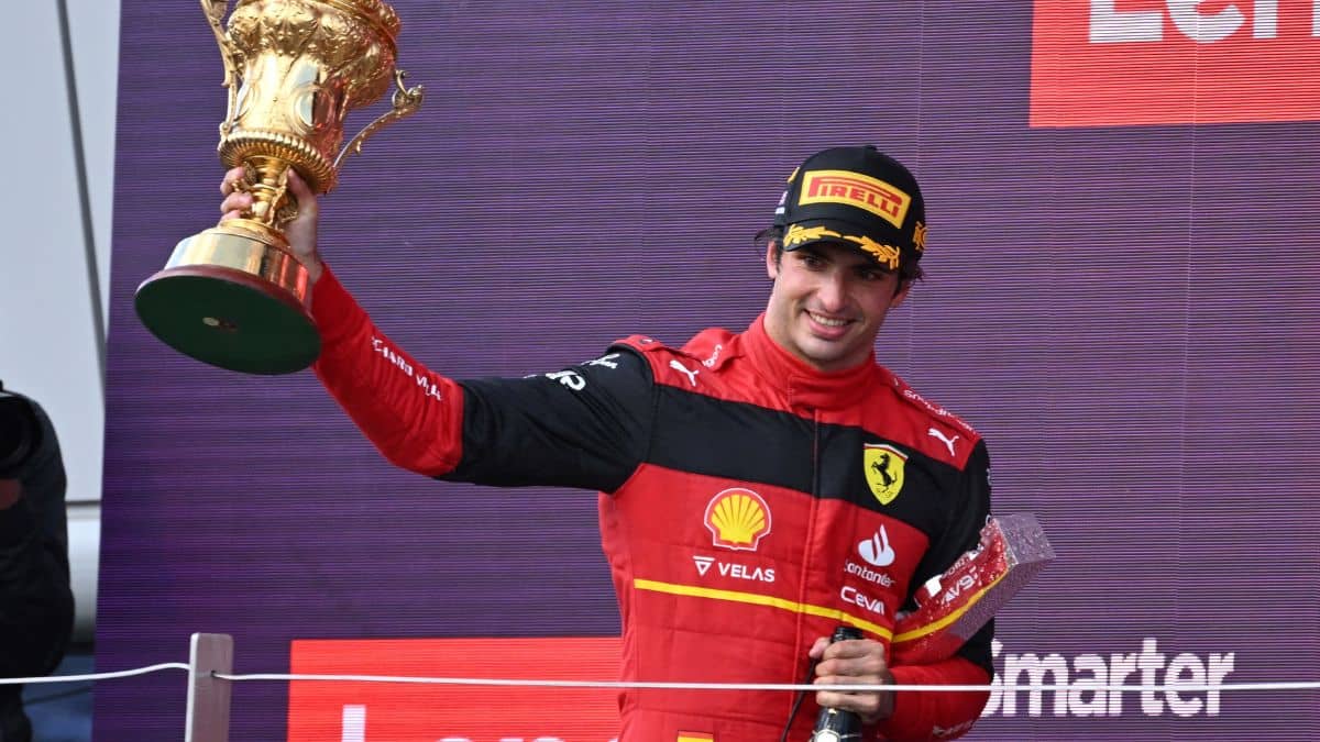 Carlos Sainz ganó su primera carrera en la Fórmula 1