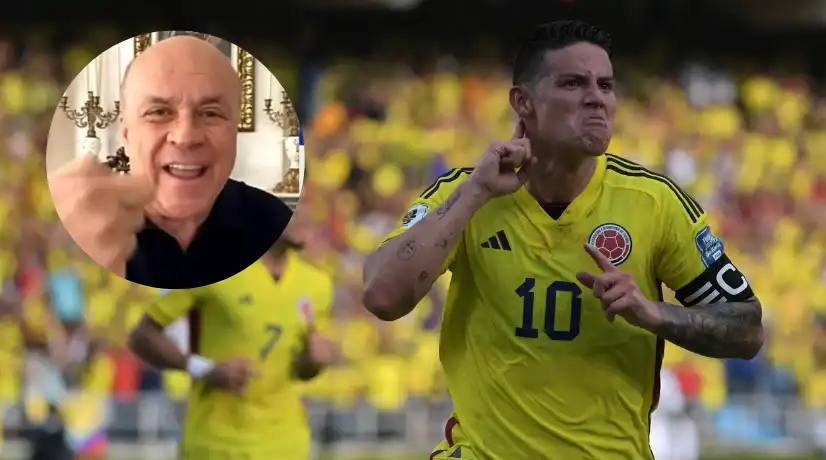 ¿Gustó o no gustó? Carlos Antonio Vélez opinó sobre el rendimiento de James Rodríguez