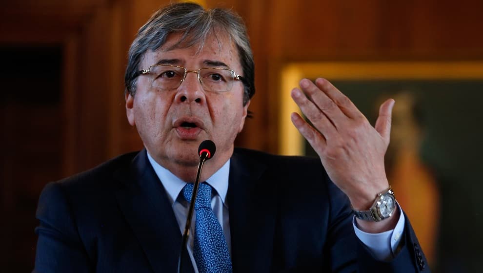 Ministro de Relaciones Exteriores Carlos Holmes Trujillo.