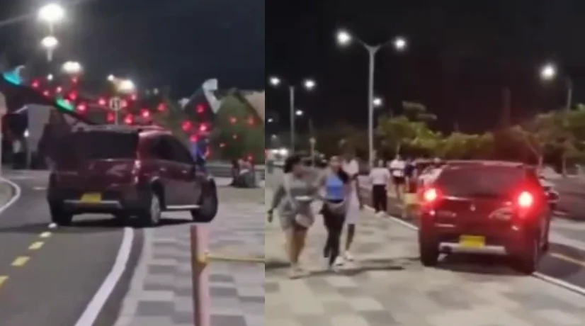 Conductor transitó por el Malecón de Barranquilla