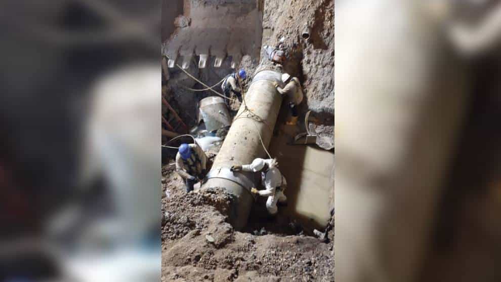 Tubería que dejó sin agua a media Cartagena fue reparada