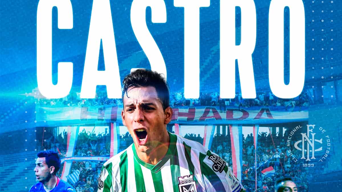 Alex Castro firmó con un grande de Uruguay