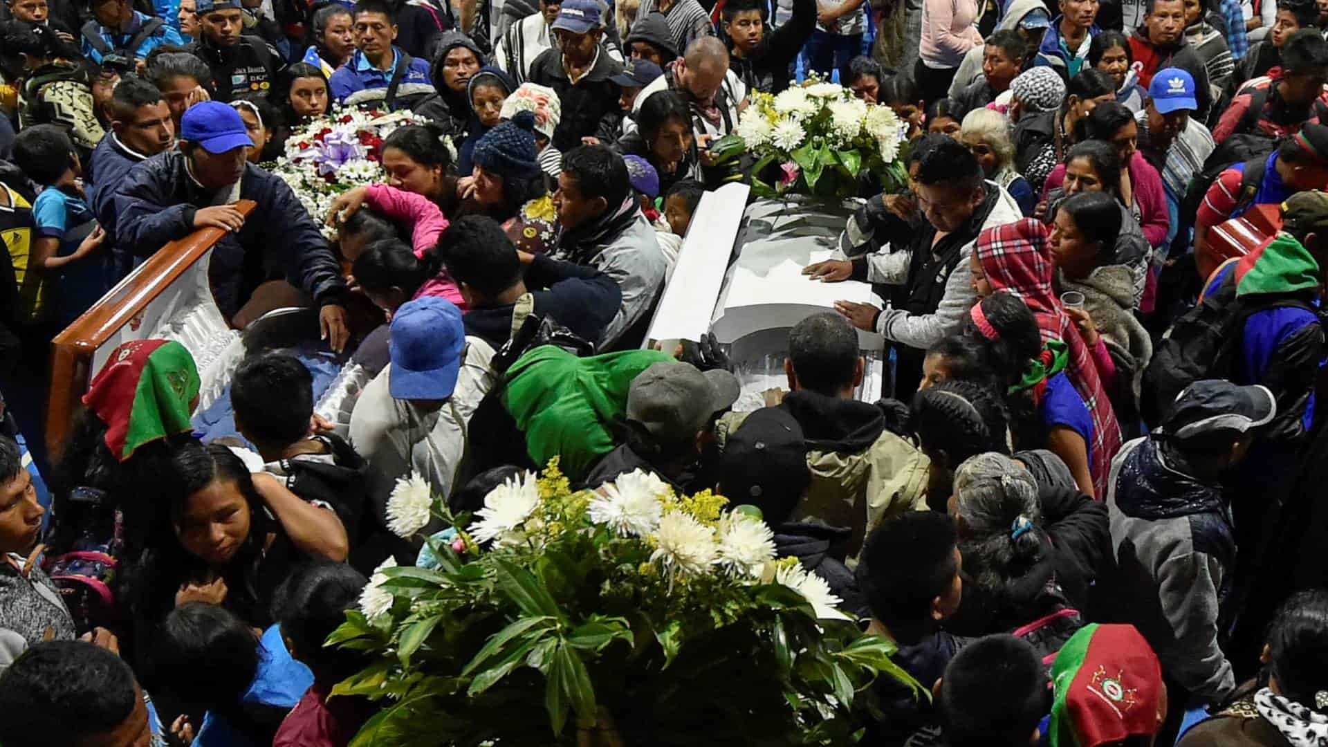 59 fueron víctimas de un homicidio con arma de fuego, 13 de un arma blanca y 8 de un elemento contundente. Foto: AFP