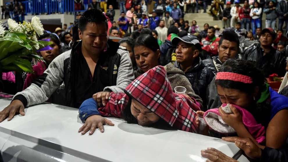Cinco personas fueron asesinadas en el hecho. Foto: AFP