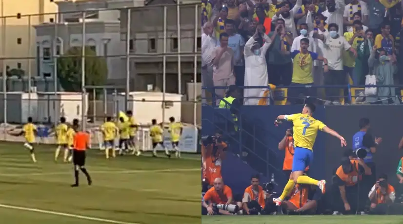Hijo de Cristiano Ronaldo debutó con golazo en el Al-Nassr: su celebración se hizo viral