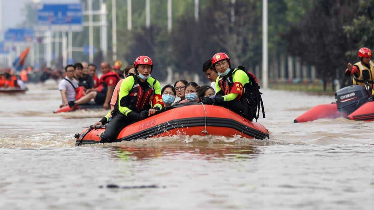 Inundaciones en China.