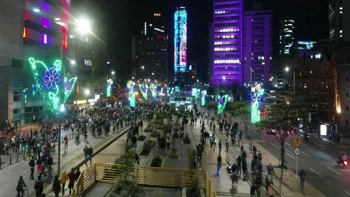 Así será la ciclovía nocturna este jueves en Bogotá