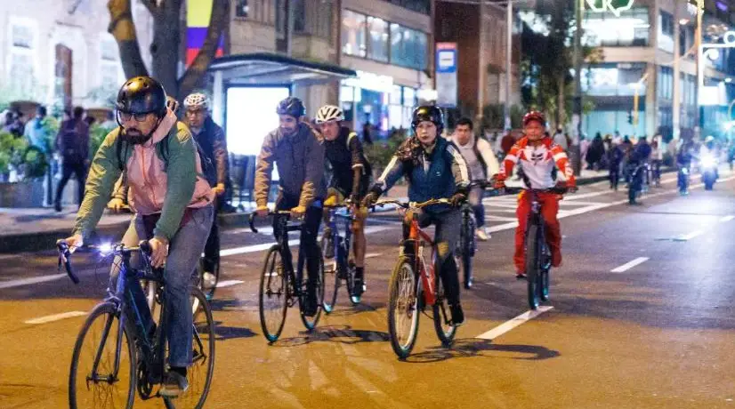 Ciclovía nocturna navideña en Bogotá: ¿Qué vías estarán cerradas?