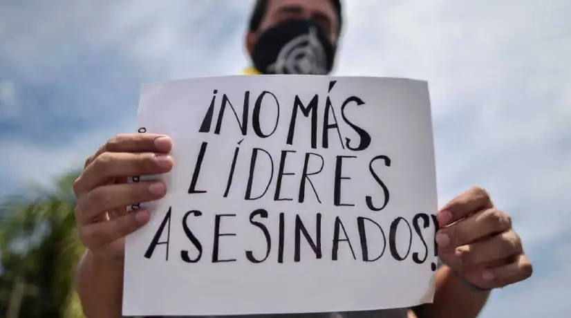 En Colombia fueron asesinados más de 180 líderes y defensores de derechos en 2023, según Indepaz.