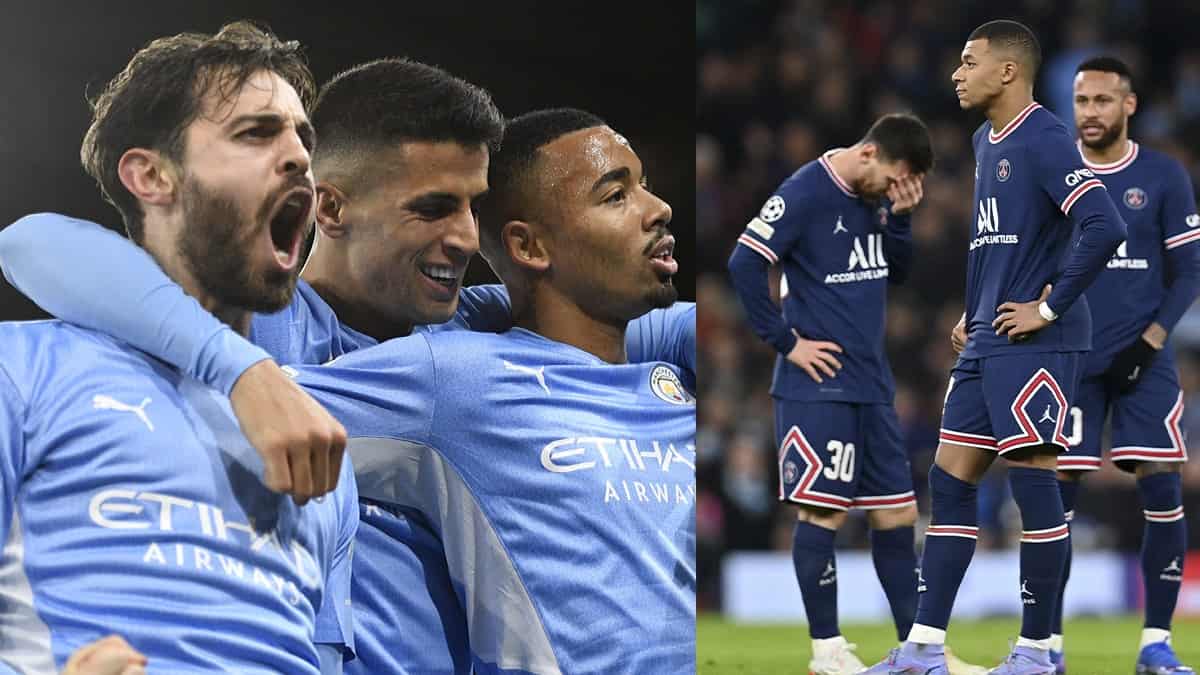 Manchester City vs PSG: goles y resultados, Champions League