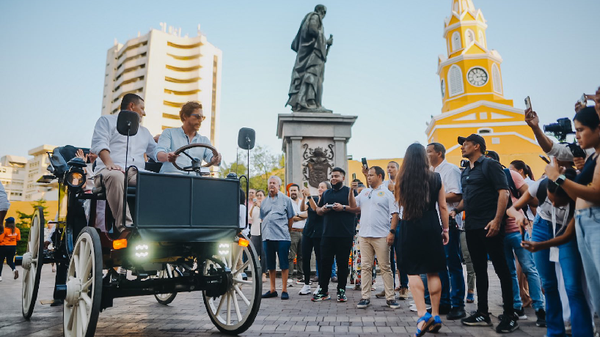 Cartagena estrenó la primera carroza eléctrica para reemplazar a los caballos: video
