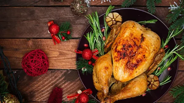 Así puede cocinar pavo relleno para la cena navideña