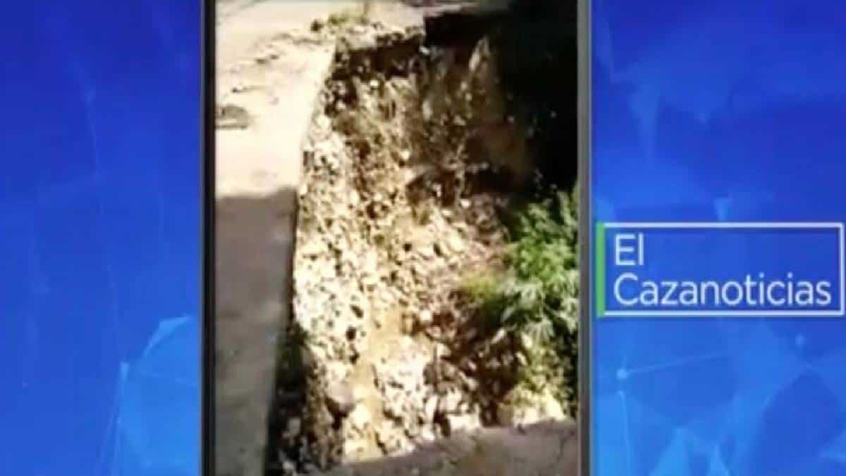 El Cazanoticias: se están derrumbando las vías principales por mal arreglo en Coello, Tolima