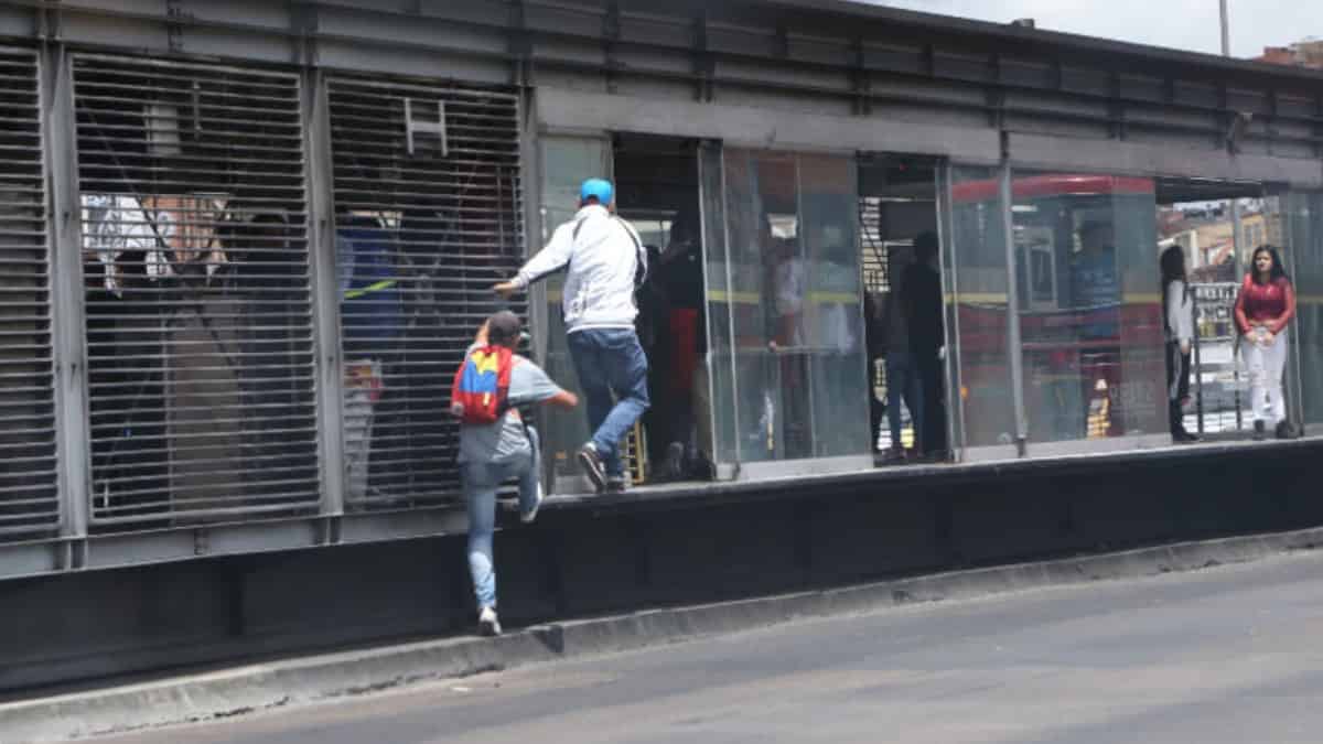 Colados en Transmilenio