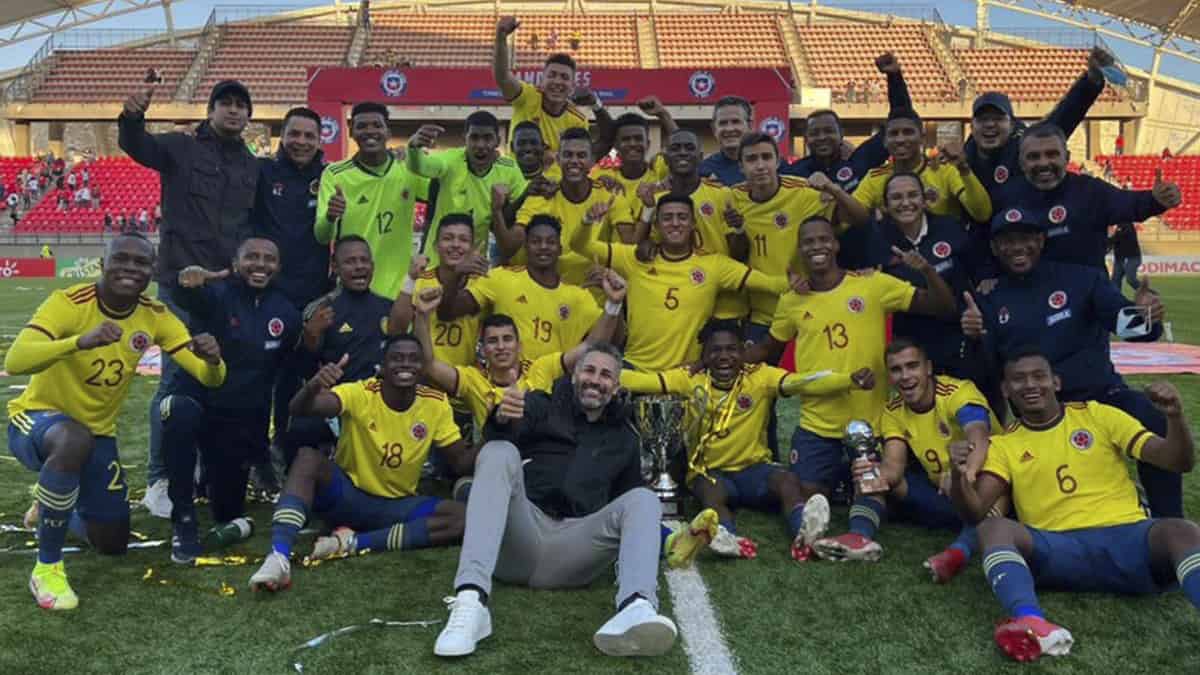 Selección Colombia sub-19 campeón de Copa Raúl Coloma Rivas 2021