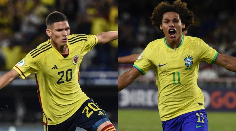 Foto: AFP Colombia vs Brasil, Sudamericano Sub20: hora, TV y seguir online