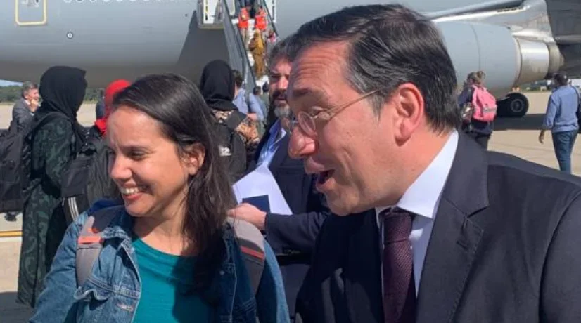 Colombianos evacuados de Sudán.