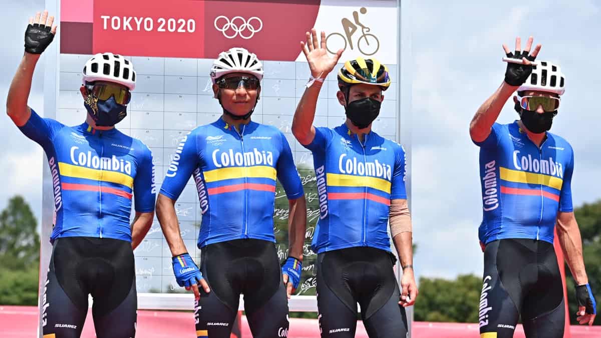 Ciclistas colombianos