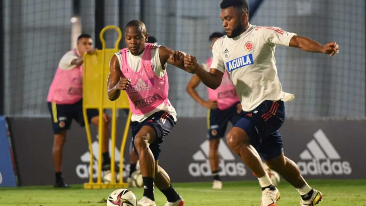 Yerson Candelo y Miguel Ángel Borja