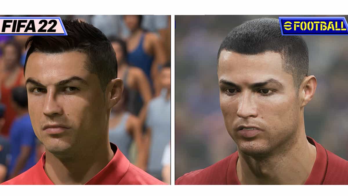 FIFA 22 vs eFootball: comparativa gráfica y animaciones