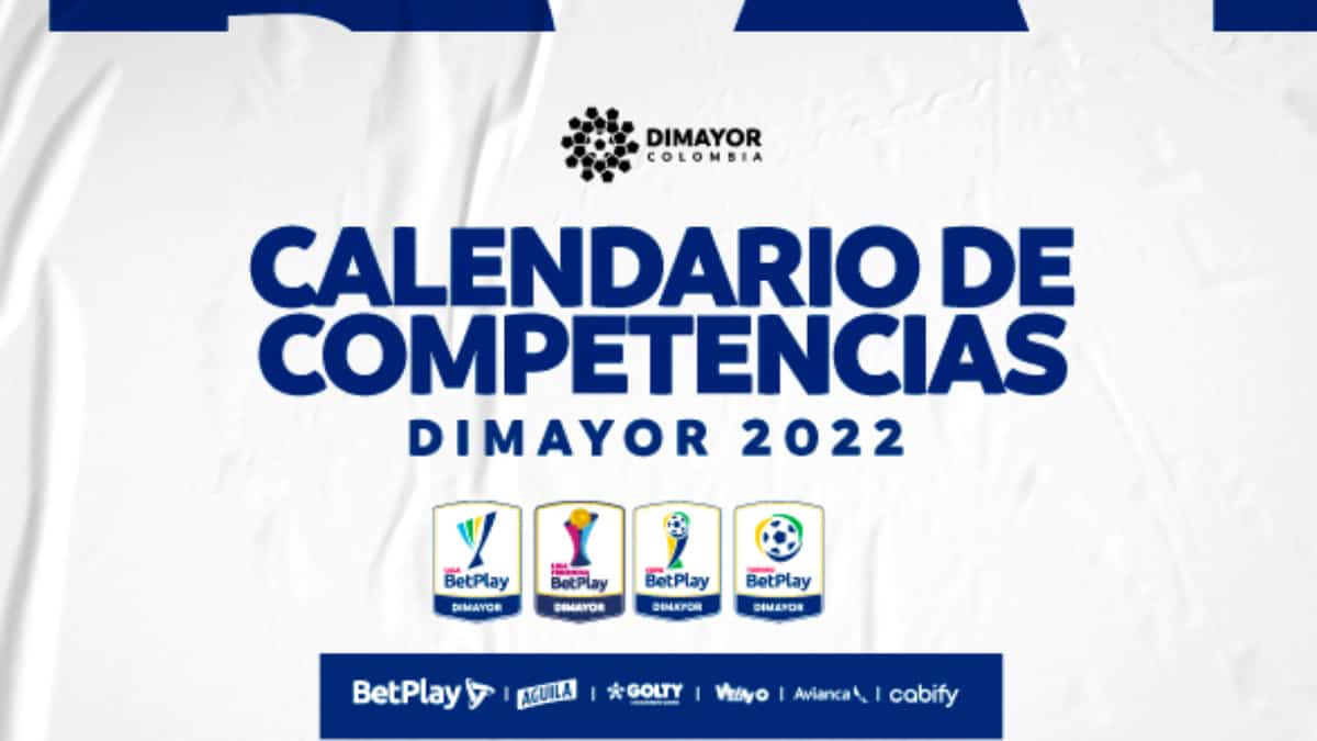 Así será el calendario del fútbol colombiano para el 2022