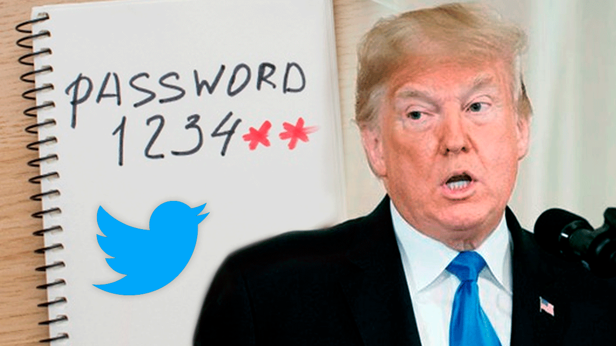 Contraseña en Donald Trump en Twitter y consejos para claves seguras