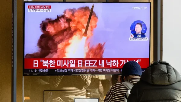 Corea del Norte disparó dos misiles balísticos durante ensayos