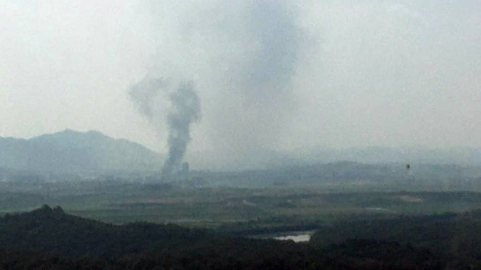 Corea del Norte hizo estallar la oficina de relaciones con Corea del Sur