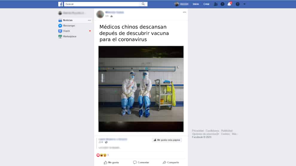 Facebook se une a la campaña en contra del coronavirus