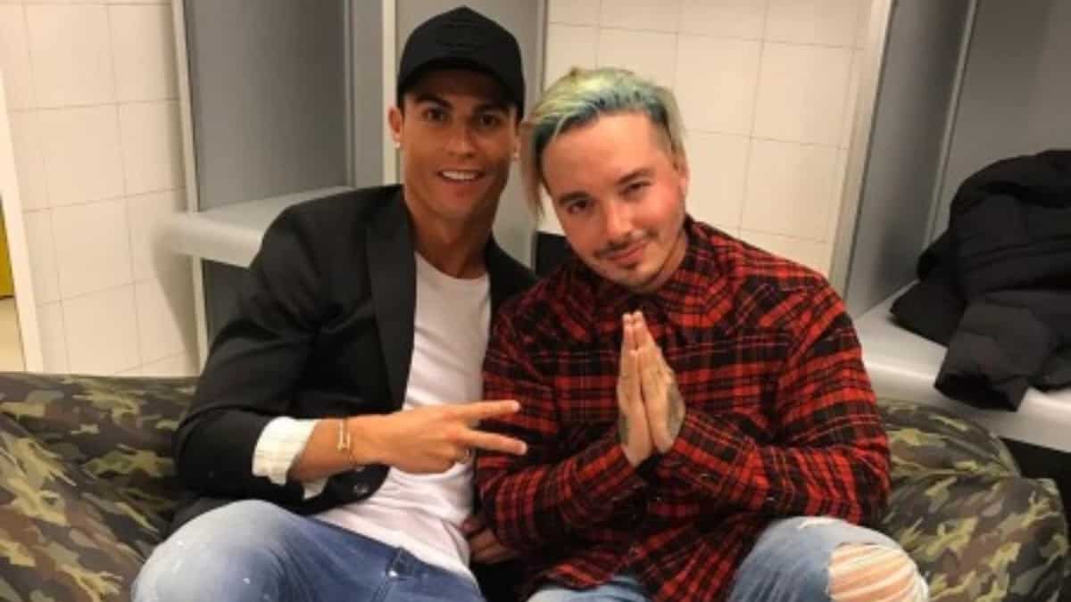 ¿Qué tendrán en mente? J Balvin anunció proyectos junto a Cristiano Ronaldo
