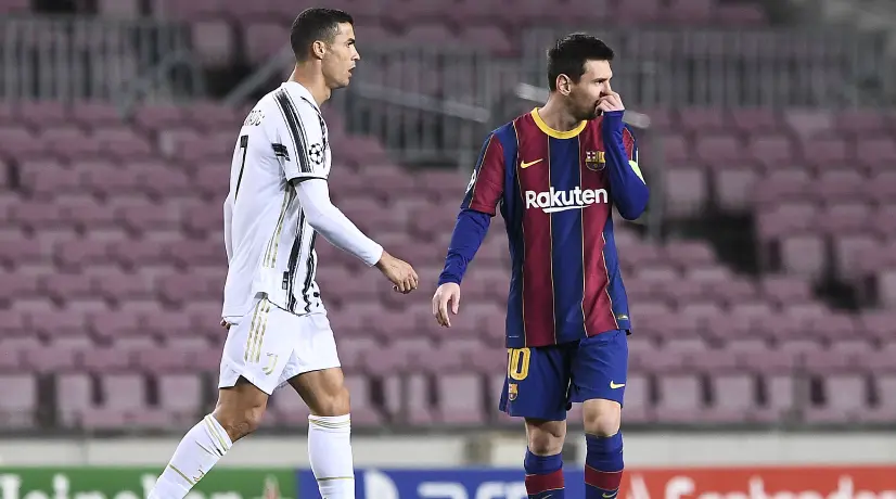 Foto: AFP Cristiano Ronaldo y Lionel Messi