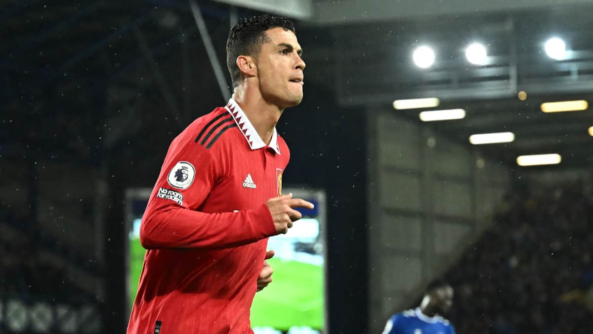 Cristiano Ronaldo celebra su gol 700 en clubes.