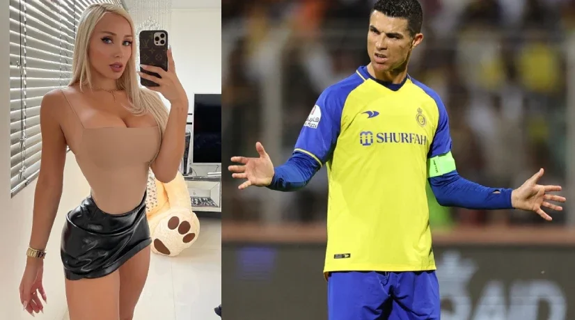 Foto: @daniellachavezc y AFP Cristiano Ronaldo respondió a modelo Daniella Chávez sobre infidelidad